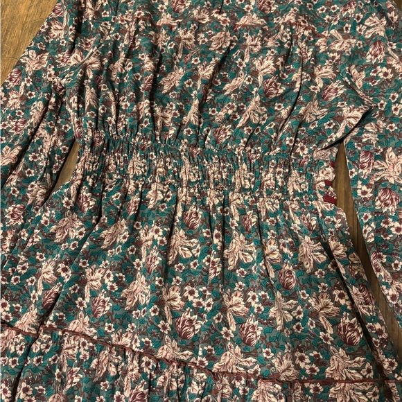 &merci Women’s Boho maxi dress, Dark green floral - Picture 6 of 7